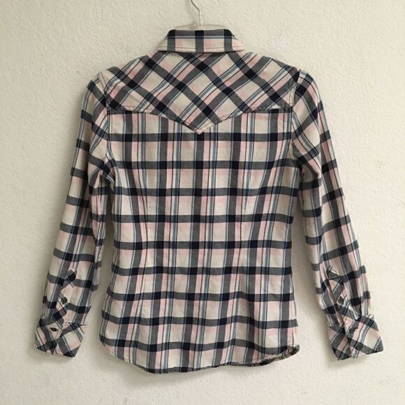 True Religion flannel button down shirt XS - Picture 7 of 10